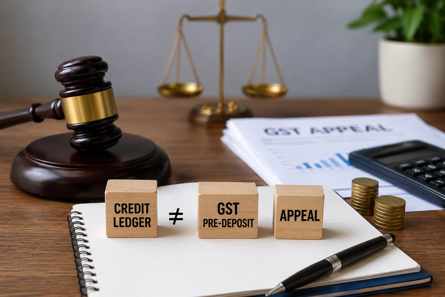 Does denial of adjustment of Electronic Credit Ledger balance against GST Pre-deposit tantamount to double taxation ??